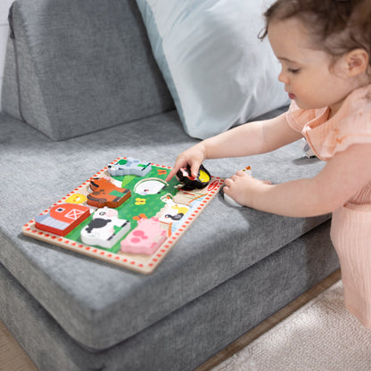 Farm Animals Chunky Puzzle - 8 Pieces