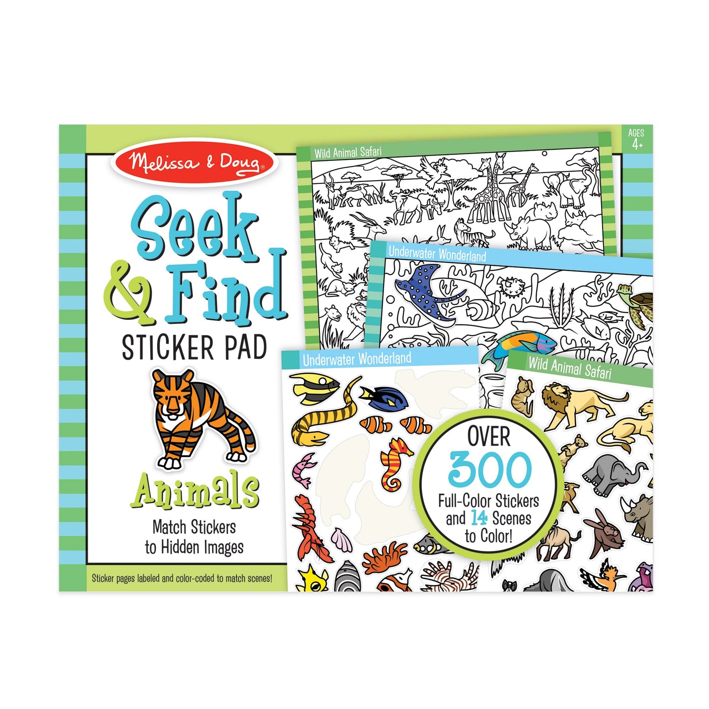 Seek & Find Sticker Pad – Animals