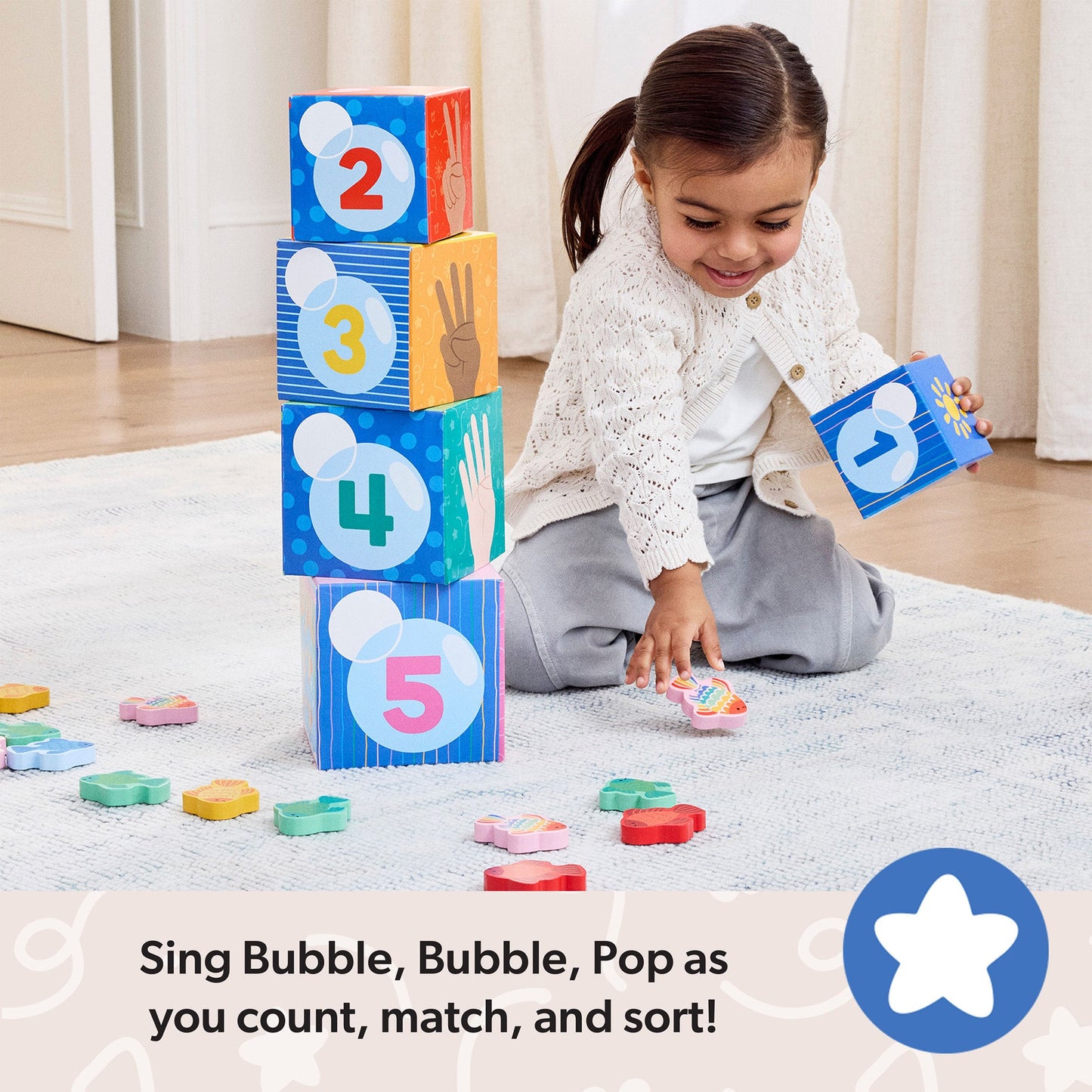 Ms. Rachel™ Sort & Count Nesting Blocks