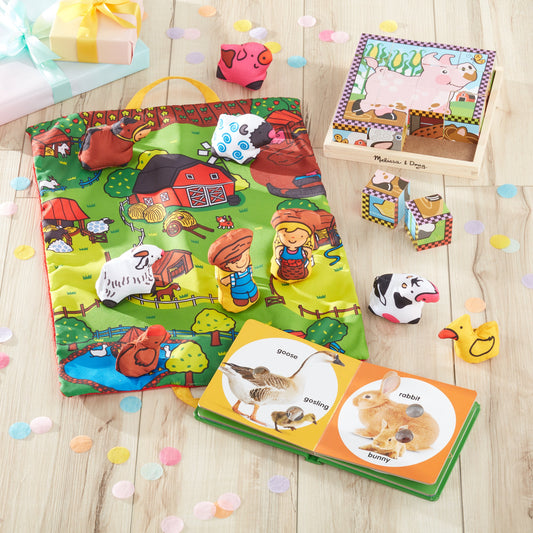 Poke-a-Dot: Farm Animal Families Board Book