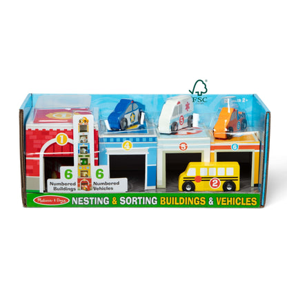 Nesting & Sorting Buildings & Vehicles