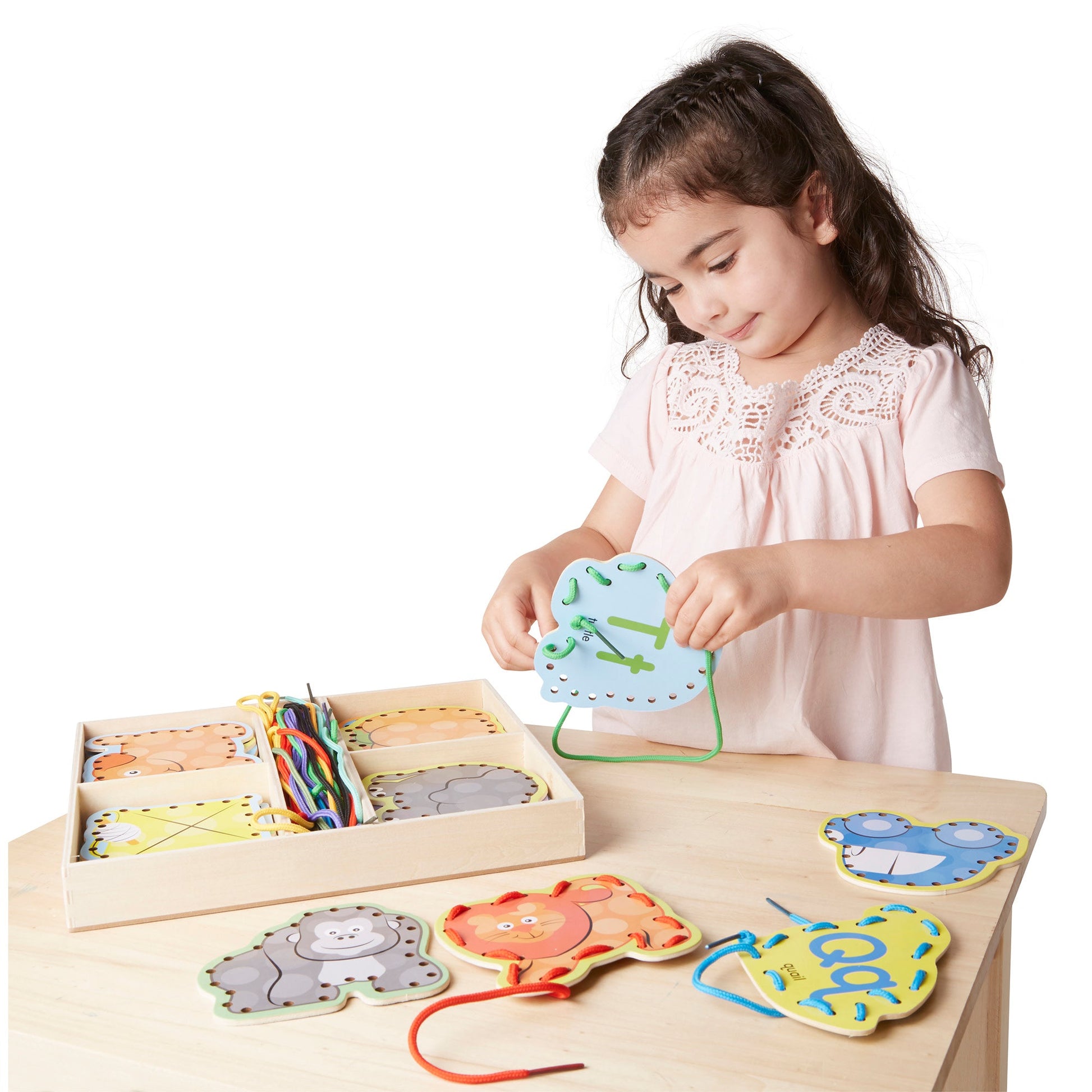 Alphabet Lacing Cards