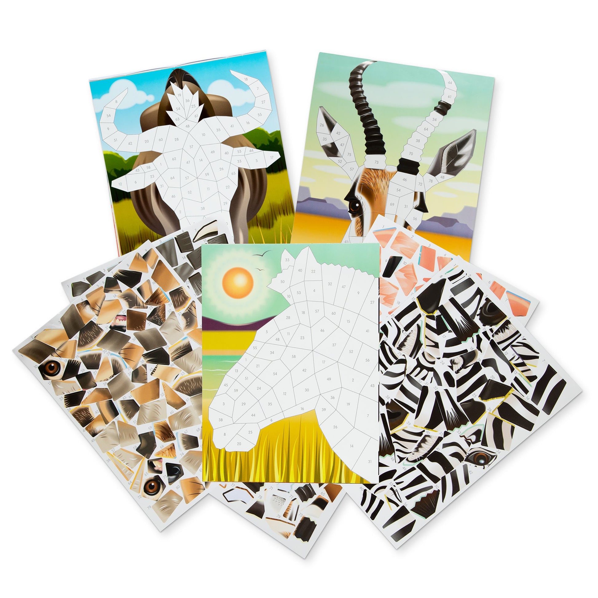Mosaic Sticker Pad - Safari