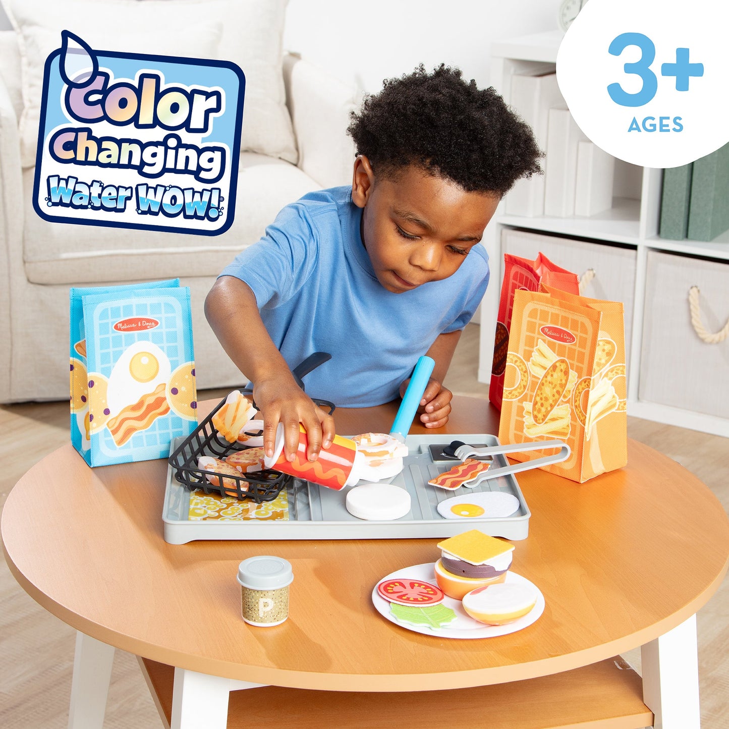Flip & Fry Grill Play Set with Color Changing Water WOW!