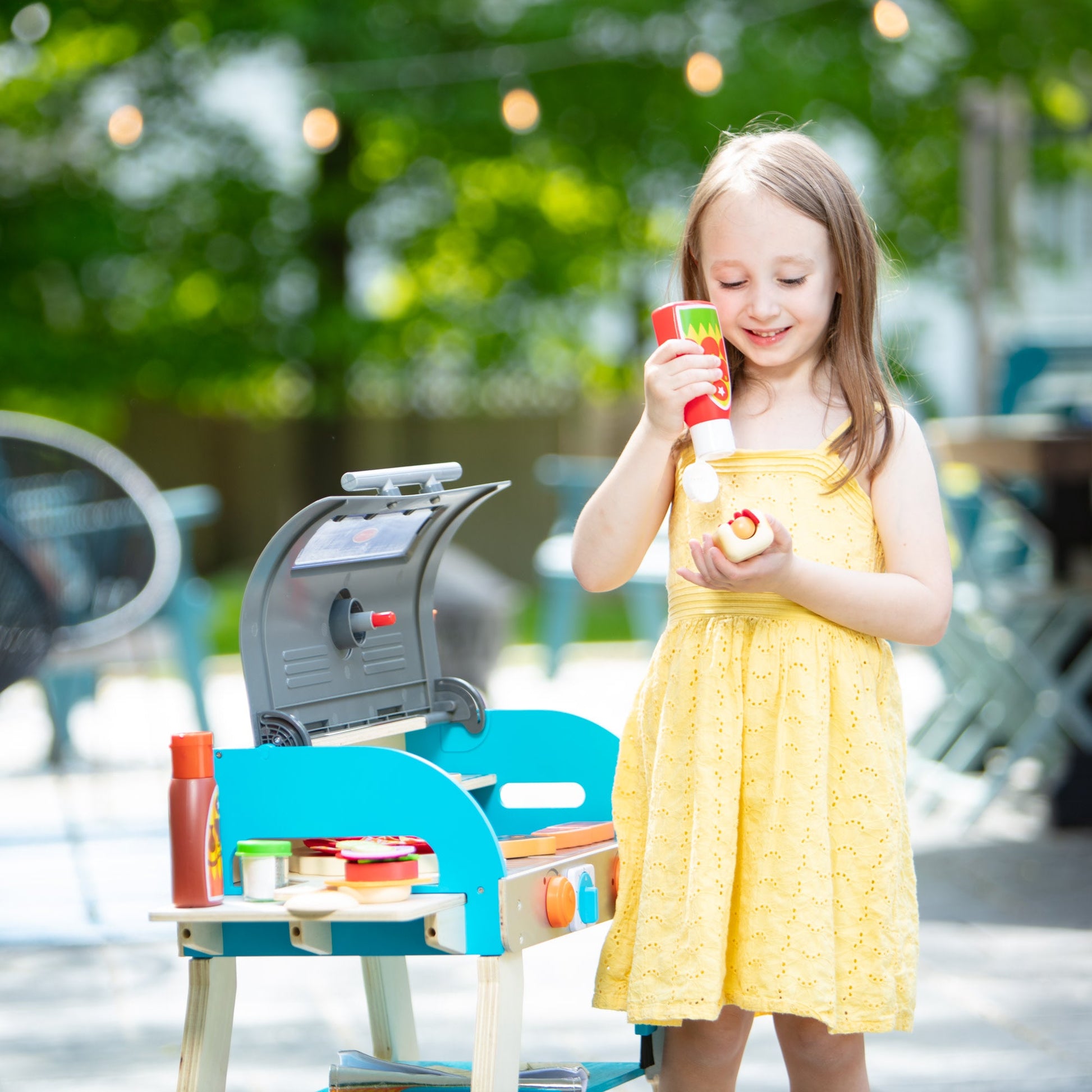 Deluxe Grill & Pizza Oven Play Set