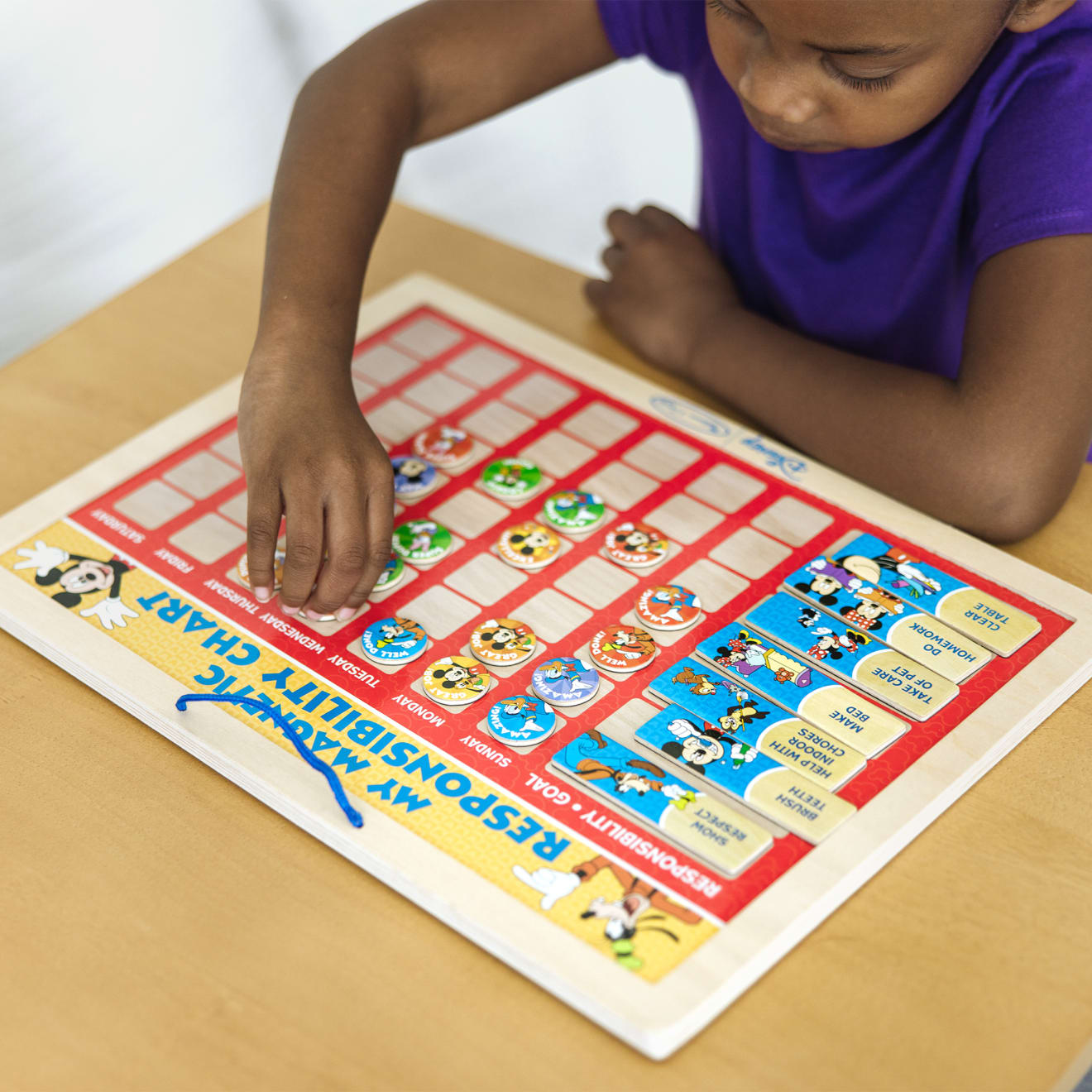 Mickey Mouse My Magnetic Responsibility Chart