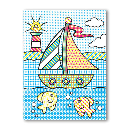 My First Paint With Water Kids' Art Pad With Paintbrush - Pirates, Space, Construction, and More