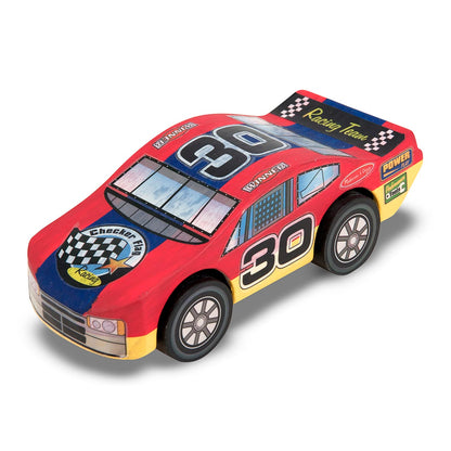 Decorate-Your-Own Wooden Race Car