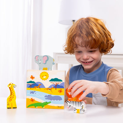 Wooden Animal Matching - Safari