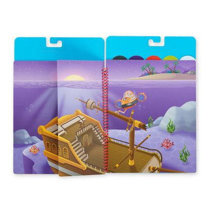 PAW Patrol Restickable Stickers Flip-Flap Pad - Classic Missions