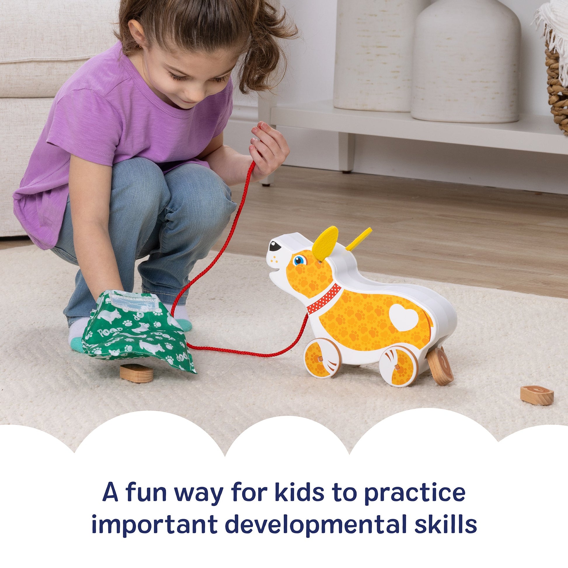 Feed, Walk & Poo Pup Play Set